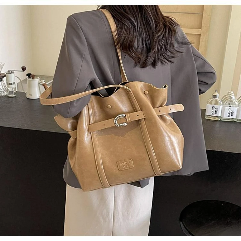 Европа США высококачественная ретро-большая сумка Poplene Femme женская новая модная