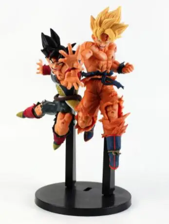 

2pcs/set Japan Anime Dragon Ball Z Burdock + Goku Model Collection Figure Toys