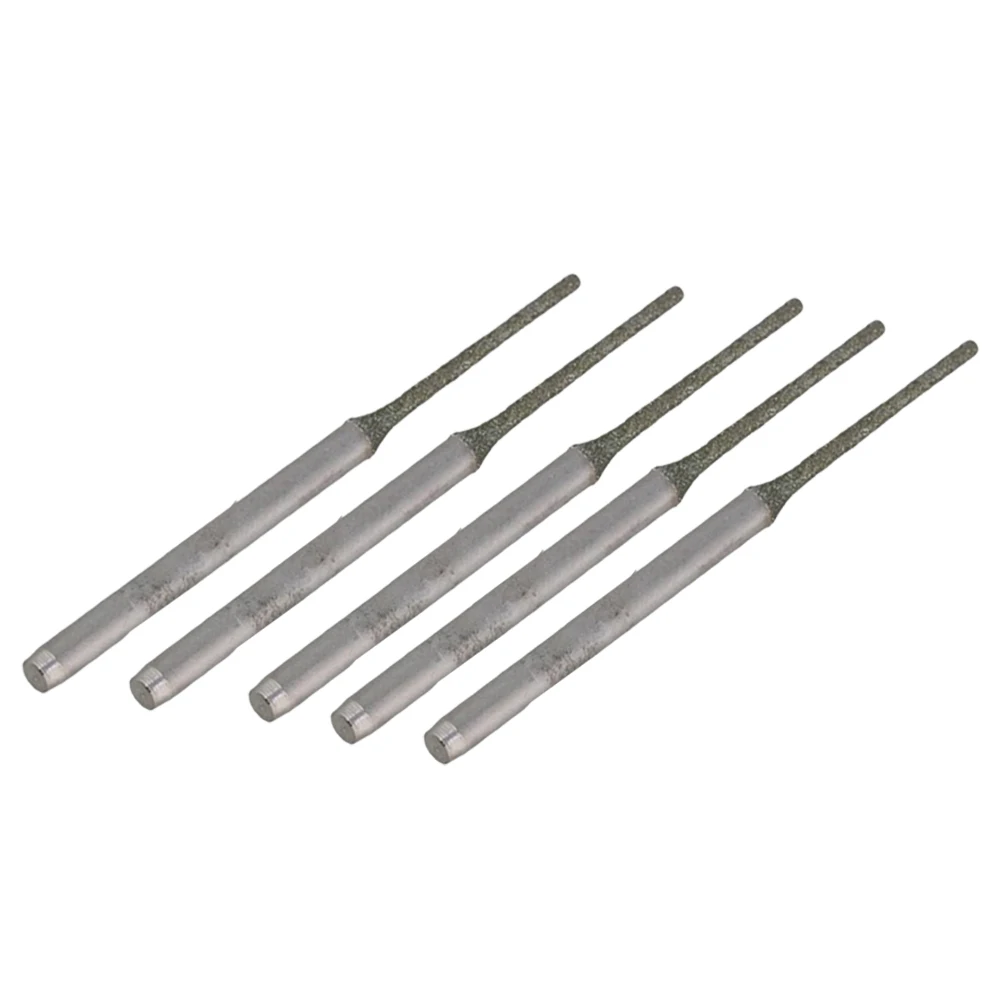 

Hole Saw Solid Bits Needle Pearls 10pcs Tool Accessories Agate Bowlder Diamond+Steel Drill Drilling Lapidary 1mm
