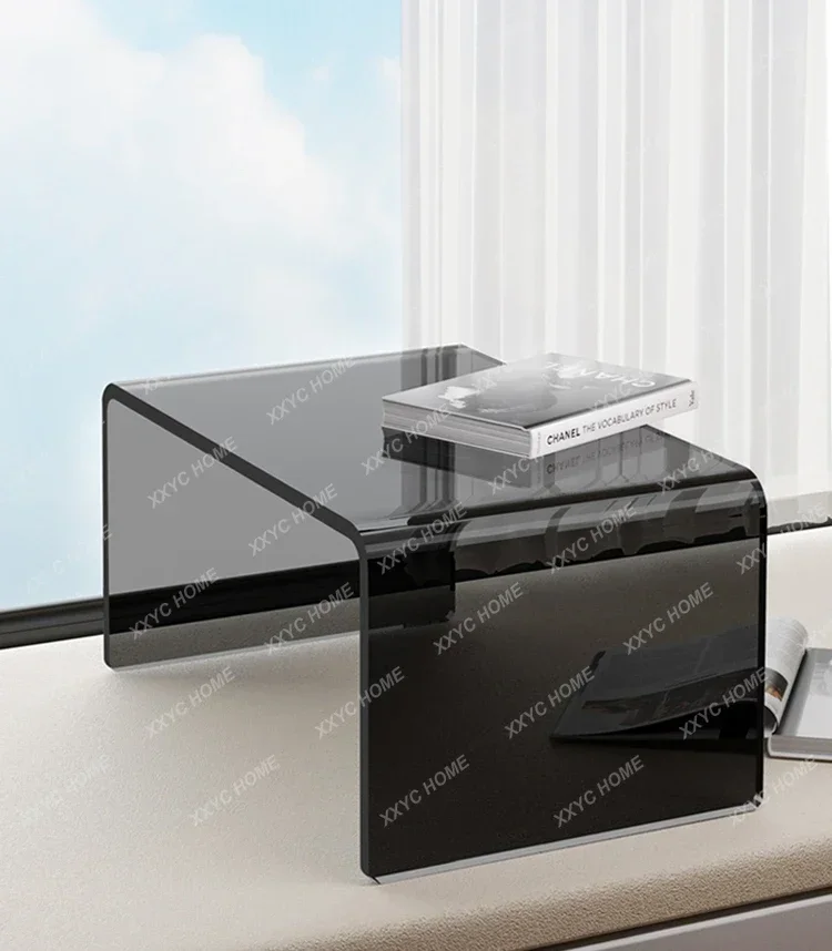 эркер небольшой столик акриловый простой прозрачный кофейный кровать для