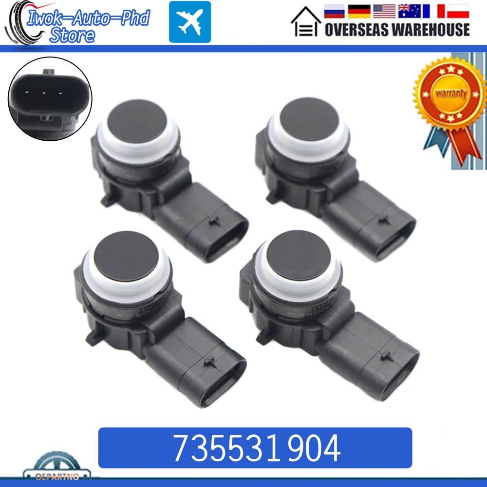 Автомобильный датчик парковки заднего хода 735531904 для Jeep Fiat 500L Alfa Romeo Peugeot Boxer Bipper