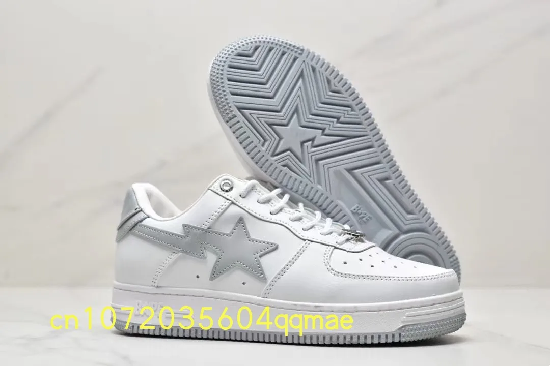 Top Men bapestalow SK8 Neutral luxury sneakers comfortable breathable patent leather bapestar shoes Running board shoes