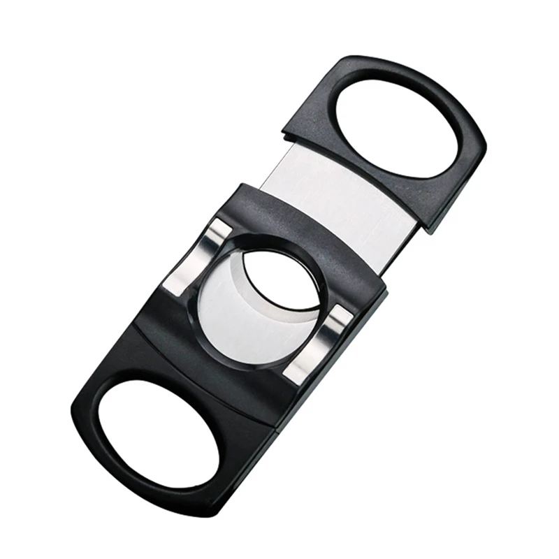 

Double-Edged Cigar Cutter Stainless Steel Sharp Cutting Cuban Cigar Tool Cigar Scissors Smoking Set