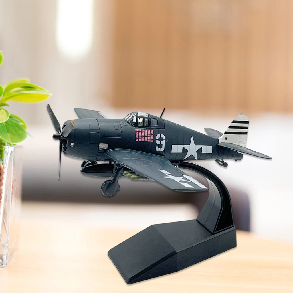 Литая модель истребителя F6F в масштабе 1:72 украшение для самолета детские игрушки