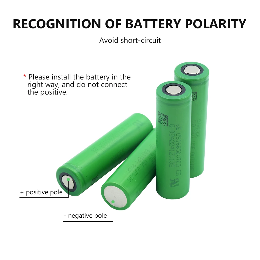 10Pieces 3.7 V Volt Rechargeable US18650 VTC5 2600mAh 18650 Battery Replacement 3.7V Batteries |