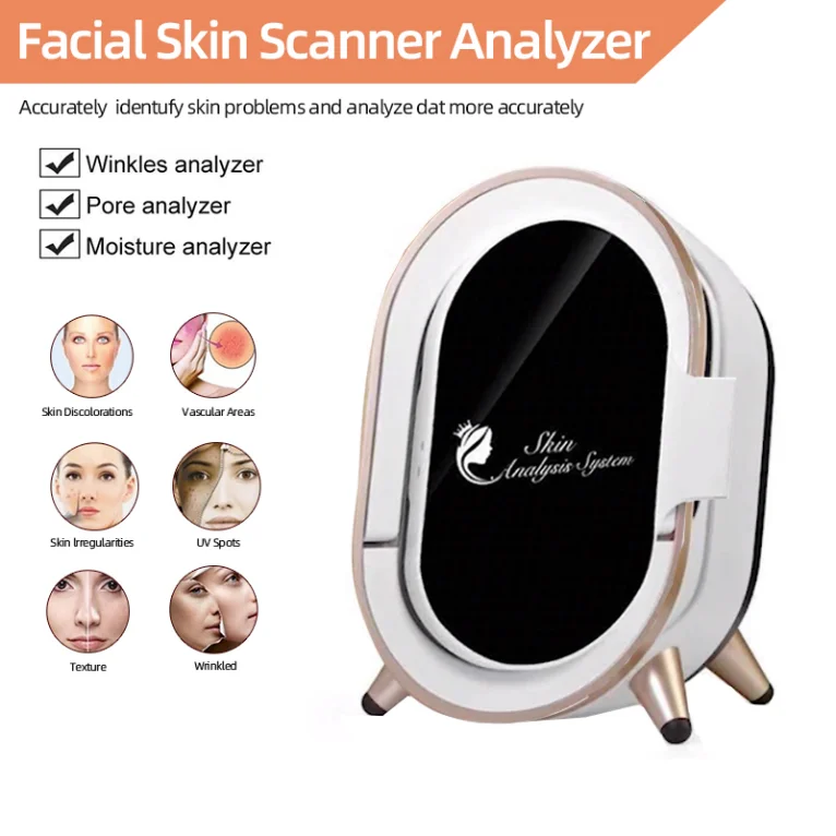 

Skin Diagnosis Detector Handle Analyzer Machine Digital Moisture With Touch Screen For Beauty Salon Spa Use
