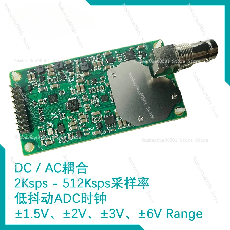 ADS127L01 Высокопроизводительный модуль вибрации IEPE/аудиозахвата/512Ksps/24Bit/DC/AC