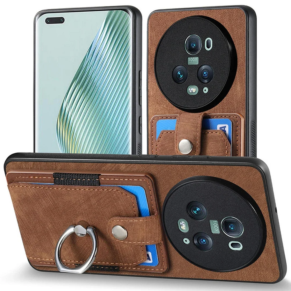 Для Huawei Honor Magic 6 Pro 5G Ring Case Камера 360 Защитный чехол Magic6 Lite Задняя крышка Magic5 4 Funda