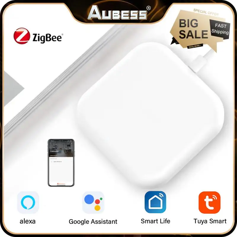 

Tuya умный шлюз Zigbee3.0 беспроводной умный дом мост умный жизнь дистанционное управление Zigbee устройства работают с Alexa Google Home