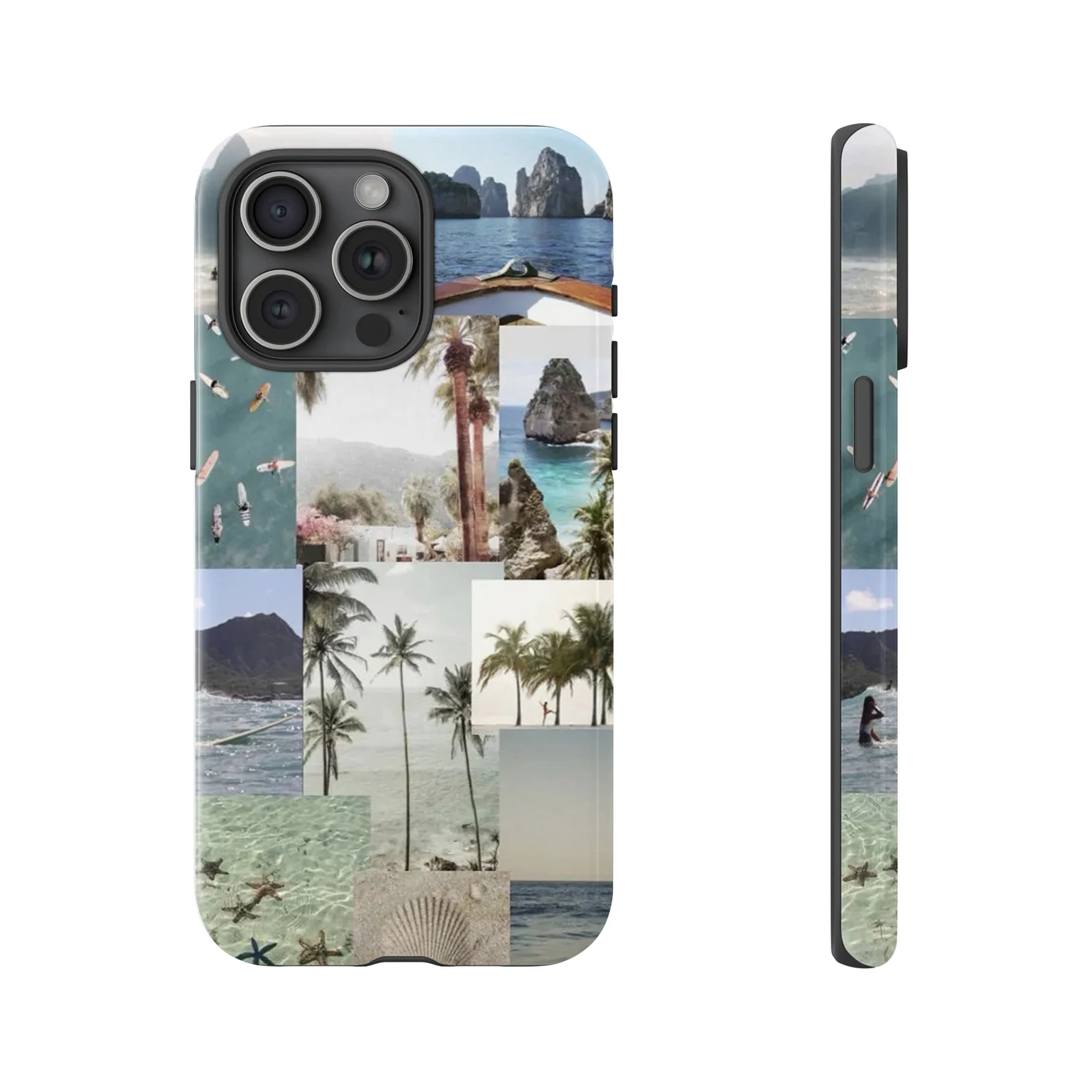 Фото Прочный чехол для телефона Summer Island Life для Iphone 17, 16, 15, 14, 13, 12, 11 Pro Max 16E, 15 Plus, 16 Plus, 13 Mini XSMAX XR X 7 8 Plus №1
