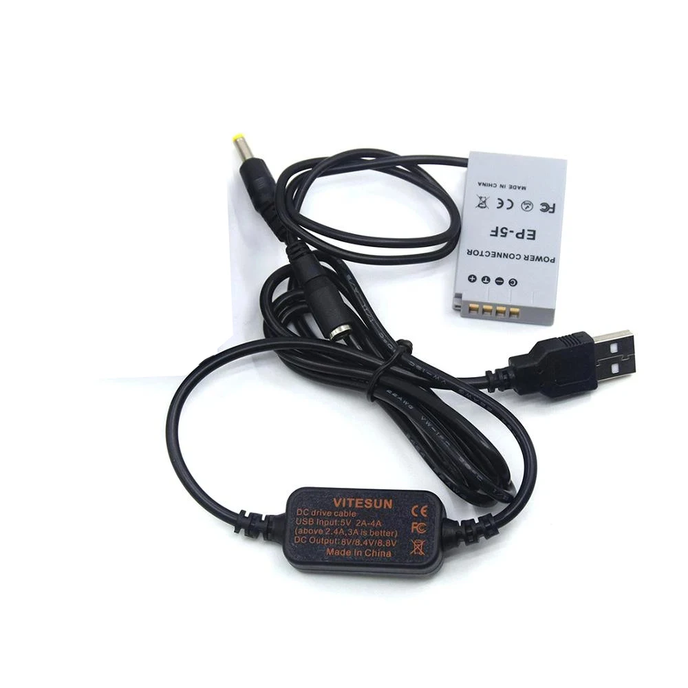 USB-кабель LAIMAIECO + USB-зарядное устройство QC3.0 соединитель постоянного тока EP-5F EN-EL24