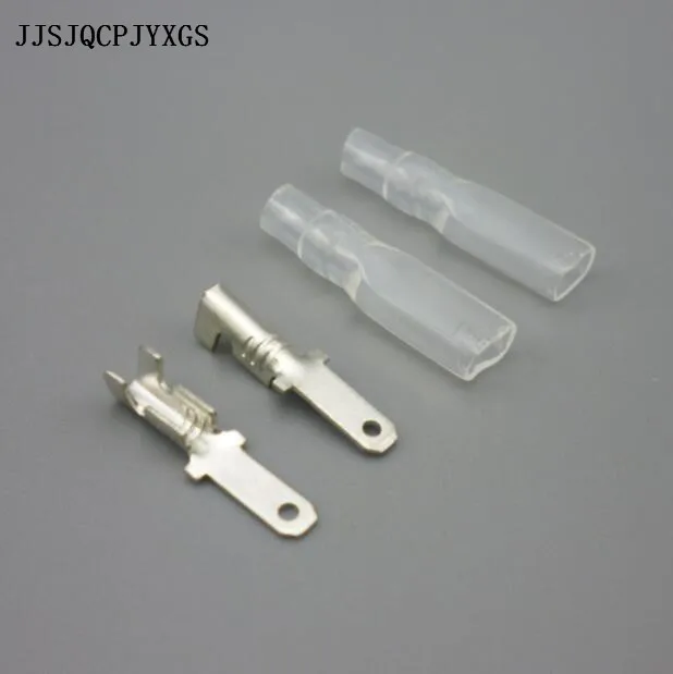 

JJSJQCPJYXGS 500sets 2.8mm Crimp Terminal Male Spade Connector Crimping terminals with case