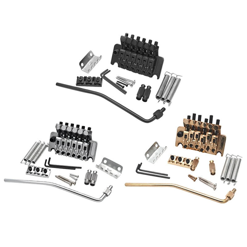 

Electric Guitar Tremolo Bridge Systems With Logo Double Locking Edge With Whammy Bar