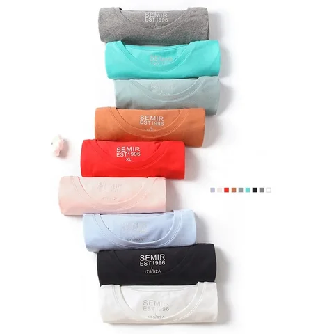 Semir Хлопковые футболки мужские летние