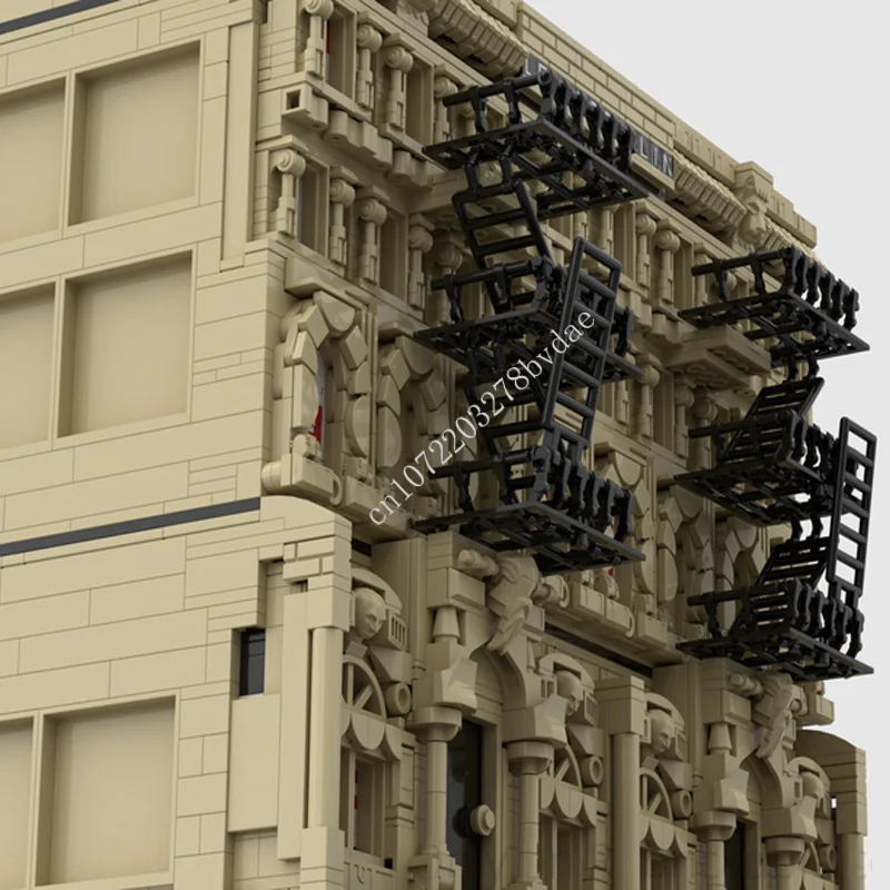 3291 шт. светодиодный Зеппелин альбом для граффити встроенный модульный MOC