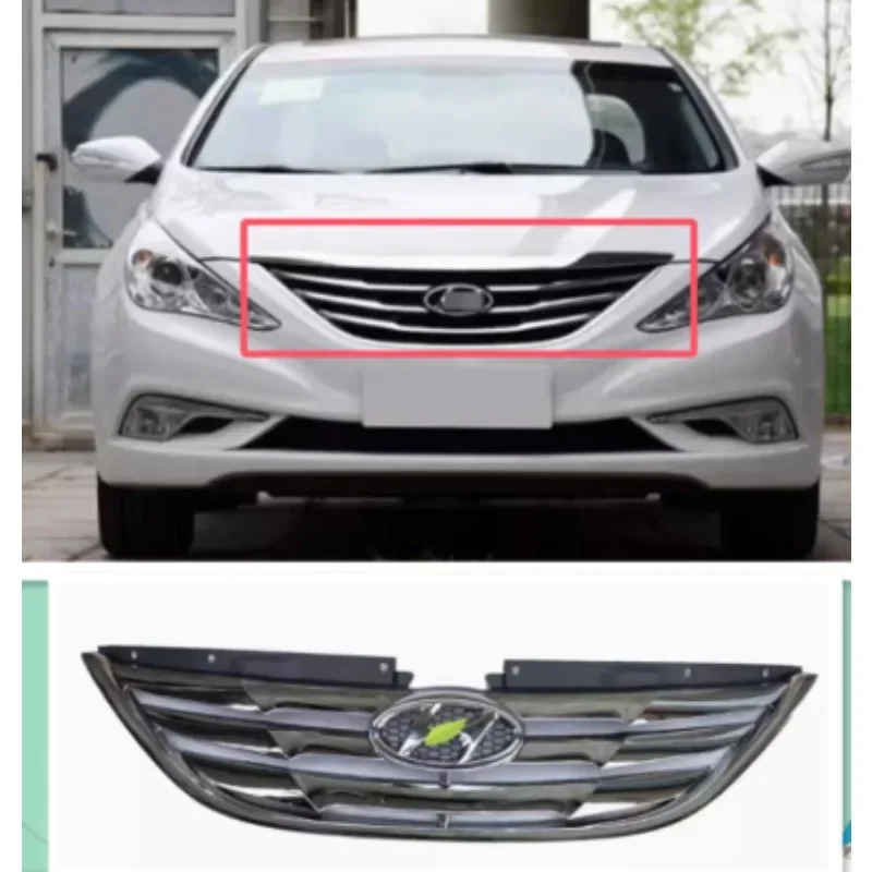 Хромированная передняя верхняя решетка автомобиля из АБС-пластика