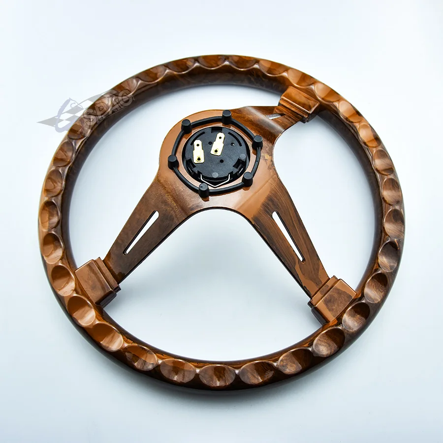 Копия деревянного гоночного рулевого колеса JDM стильное Спортивное Рулевое