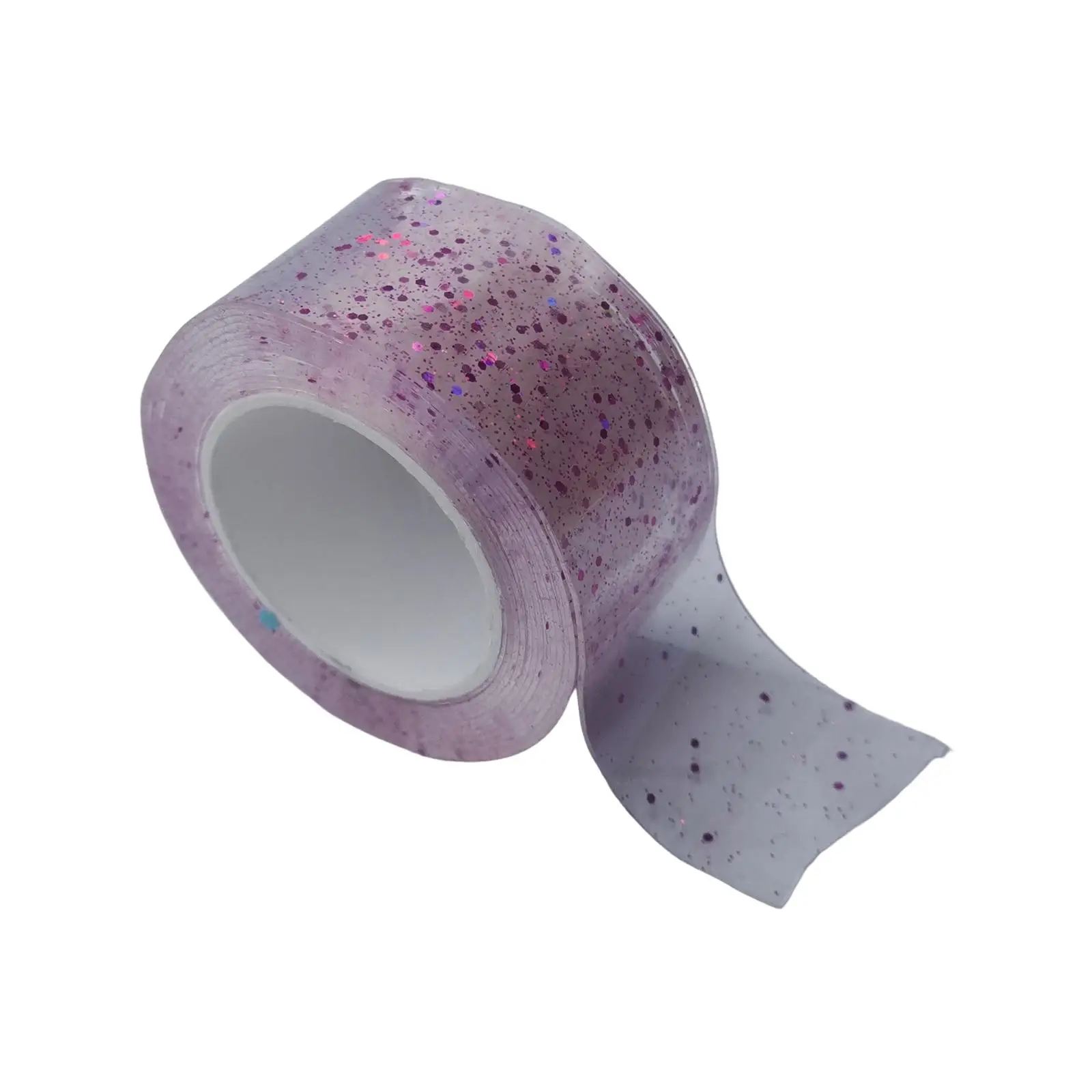 

Clear Nano Glitter Tape Strong Sticky Tape for Bubble Blowing Sensory Toy