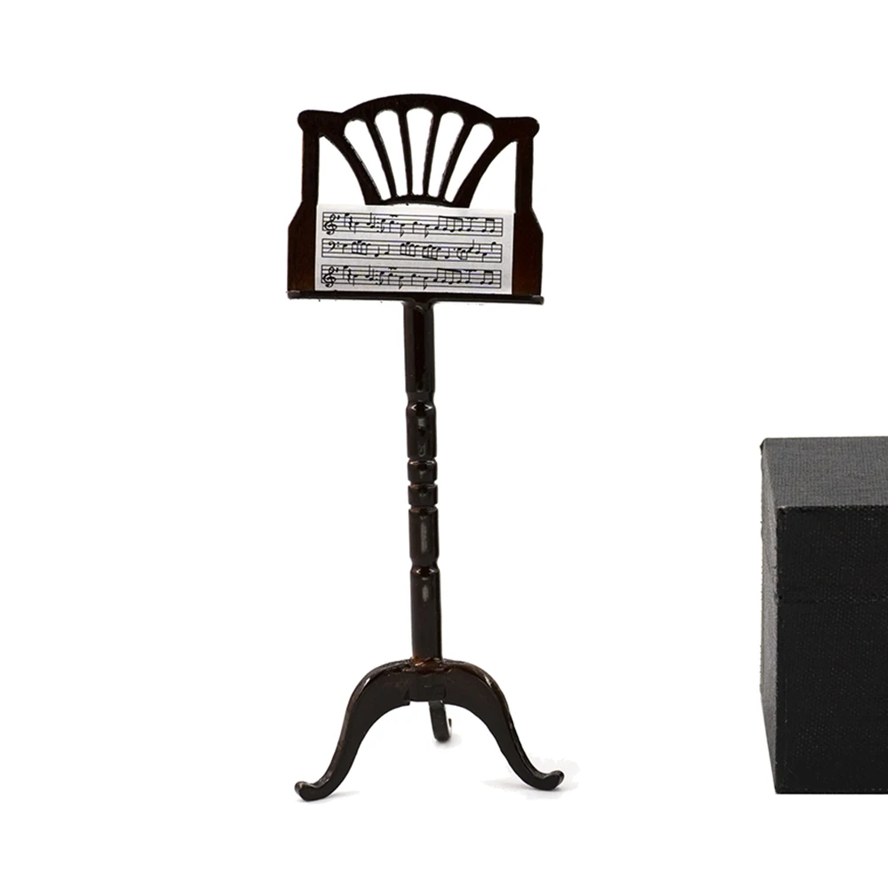 

Миниатюрная Музыкальная подставка, 12 см, миниатюрный музыкальный инструмент, 1/12, кукольный домик ob11 1/6, экшн-фигурка, аксессуары, bjd, не может использоваться