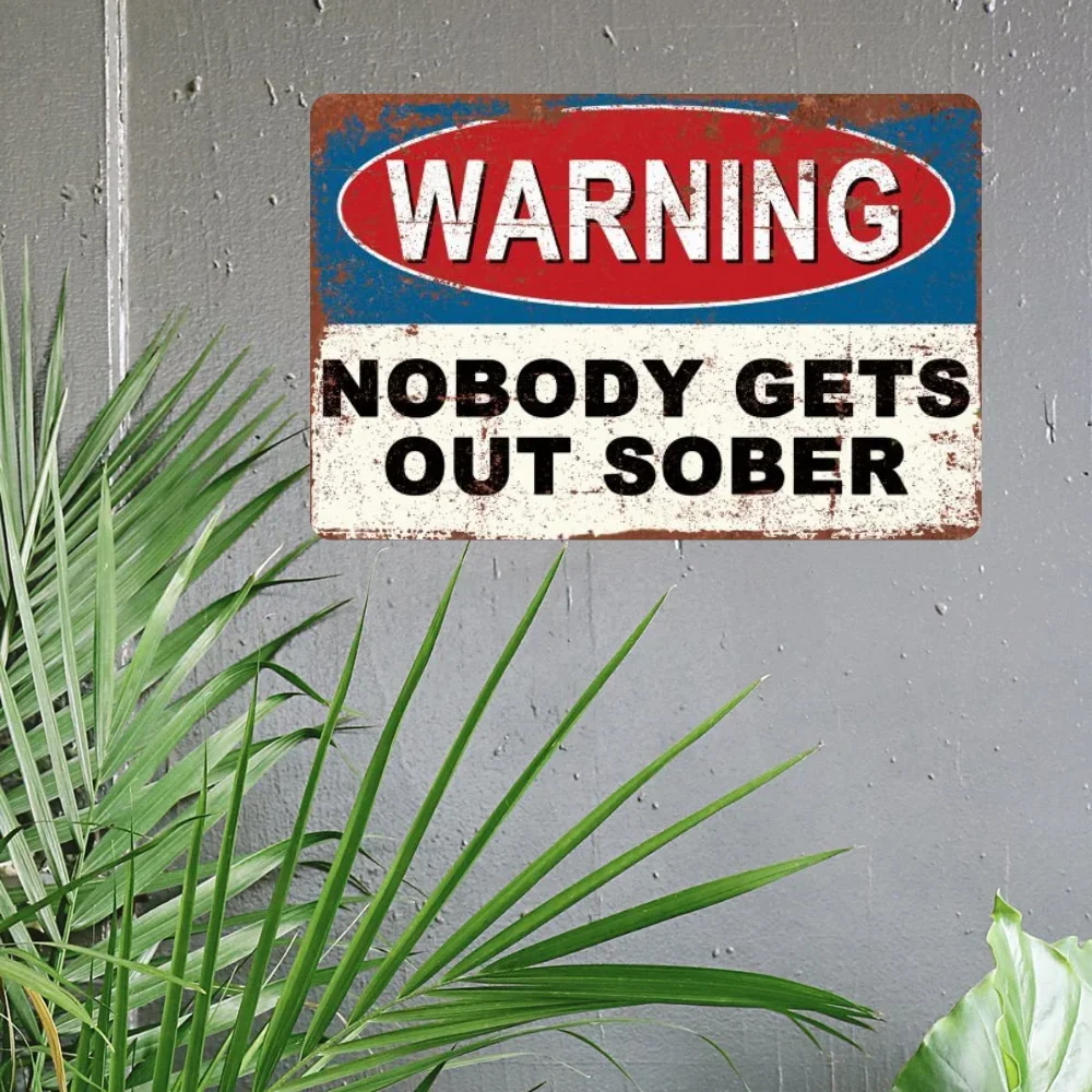 1 шт. забавная винтажная металлическая вывеска для домашнего бара декора кухни