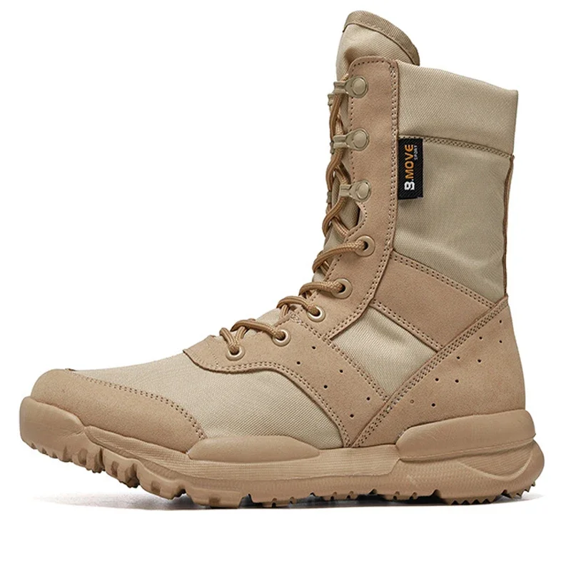 Сетчатые тактические ботинки для пустыни Мужские Легкие уличные боевые летняя