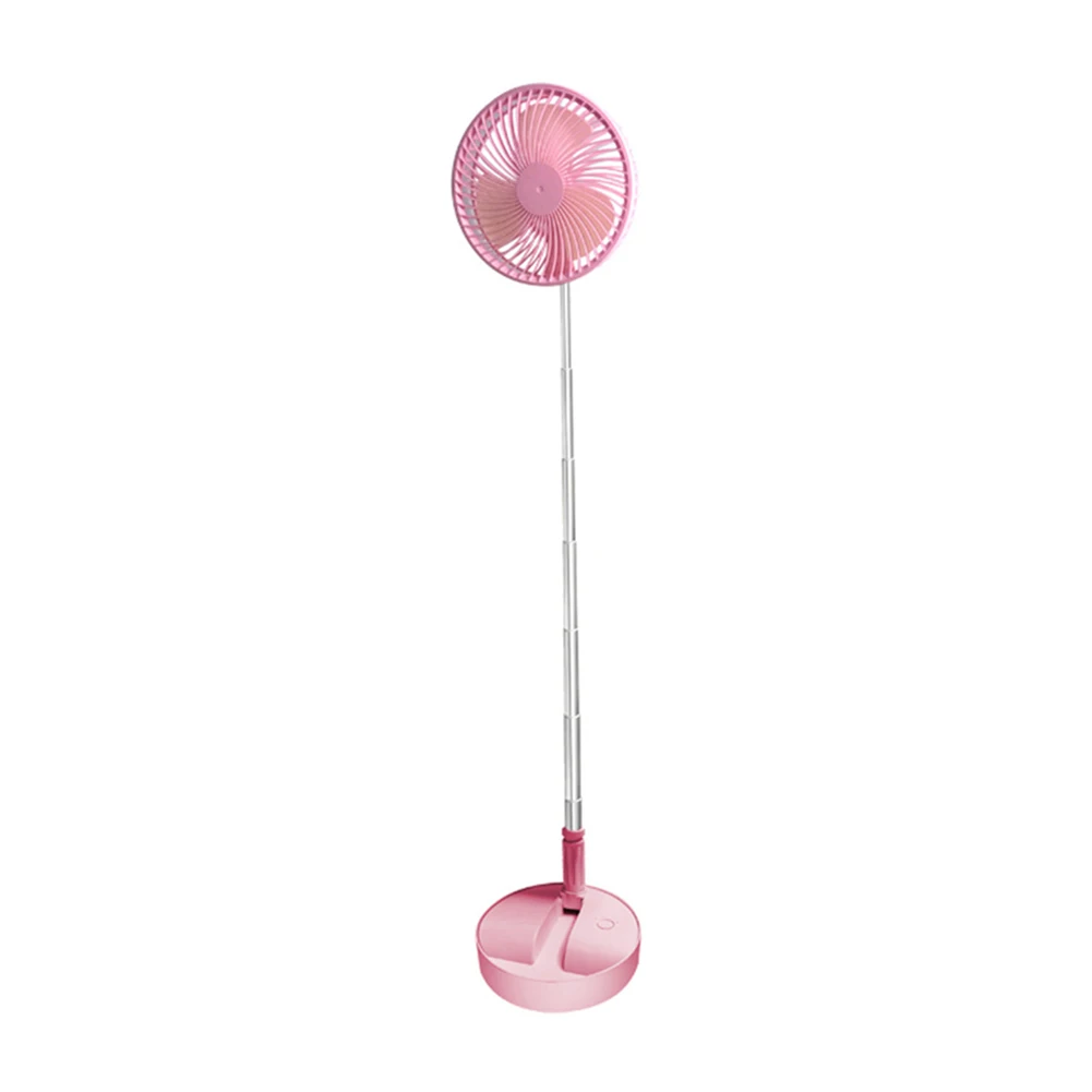 

Folding Telescopic Floor Fan Summer Desktop Table Fan for Office Bedroom School