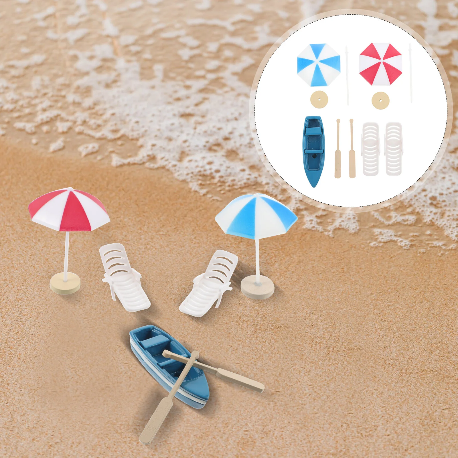 

Playsets Sand Table Fairy Decoration Boat Sight Premium Mini Resin Ornament Garden Child