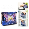 5D DIY Diamond Painting Peafowl Butterfly Flower Leather Crossbody Chain Bag Diamond Embroidery Bag Wallet Pouch for Girlfriend 3