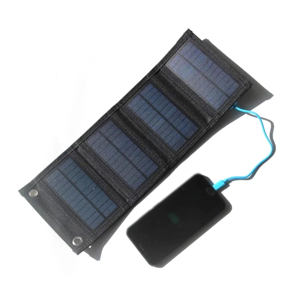 

Уличная складная солнечная панель USB, Портативная Складная Водонепроницаемая солнечная панель, зарядное устройство для телефона, зарядное ...