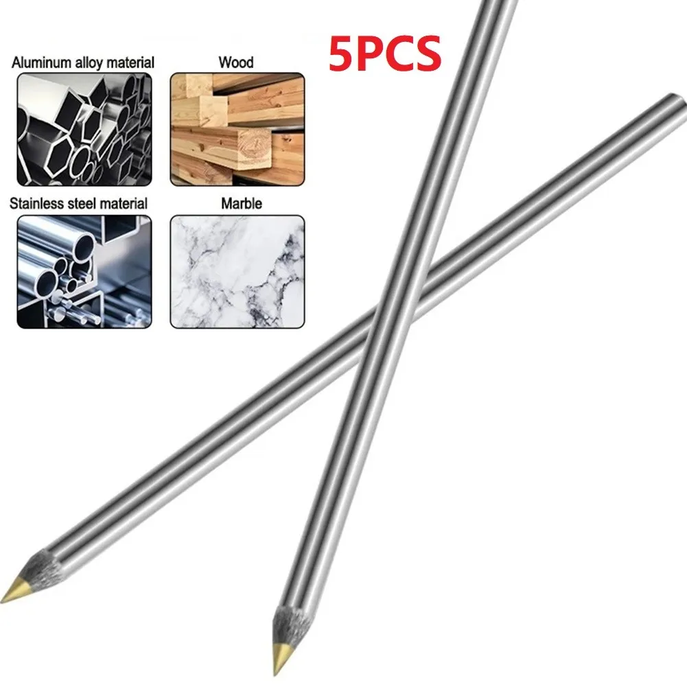 

5 Pcs Tile Cutter Carbide Cutter Diamond Glass Hard Lettering Pen Tile Tool High Quality New Practical Brand New