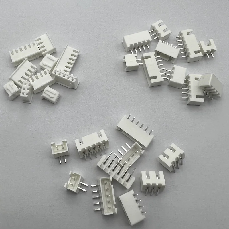 

50pcs/lot XH2.54 Pin male right angle material Connector Leads pin Header 2.54mm XH-AW 2P 3P 4P 5P 6P 7P 8P 9P 10P 11P 12P 13P
