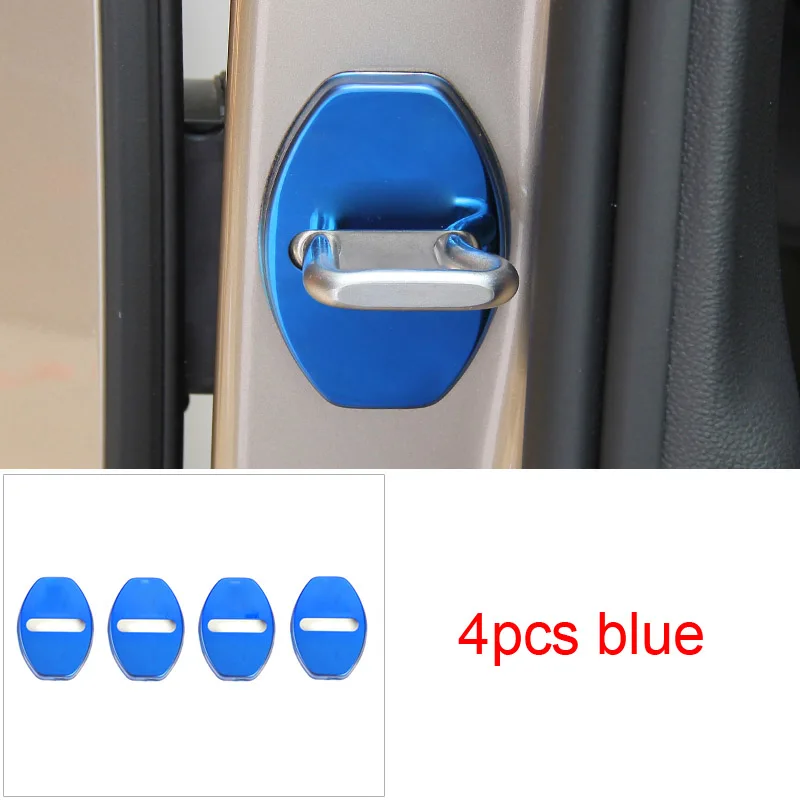 

4pcs for Skoda Octavia 2015-2018 Stainless Steel Door Lock Protective Cover Decorate