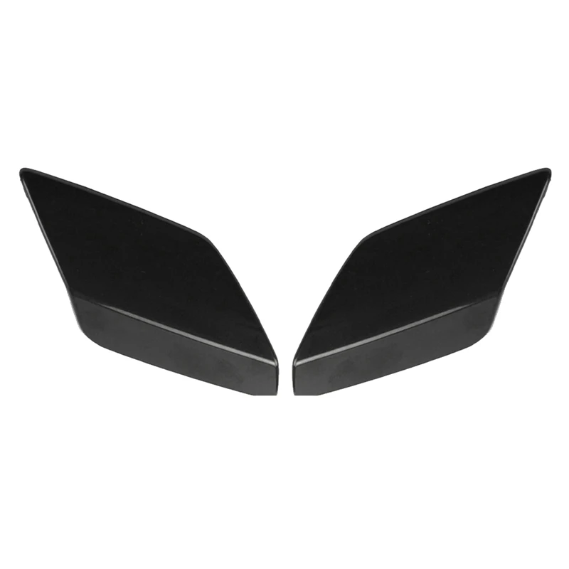 

2Pcs Left + Right Front Bumper Headlight Washer Nozzle Jet Cover Caps Dark Grey For Golf VI 6 MK6 5K0955109C 5K0955110C No Paint