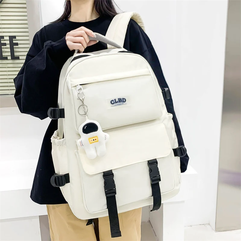 

New Waterproof Oxford Women Backpack Female Laptop Bag Boy Travel Bag College Student Schoolbag Teenage Girls Cute Backpack 2023