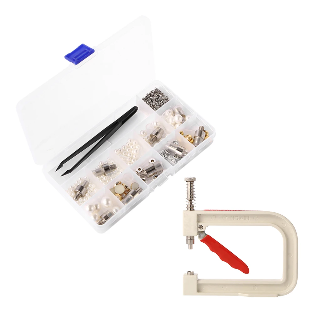 

Ручной пресс, инструменты для вязания, круглая швейная машина с жемчужинами и бусинами для шляп, одежды, ручная заклепка, материалы для бисе...