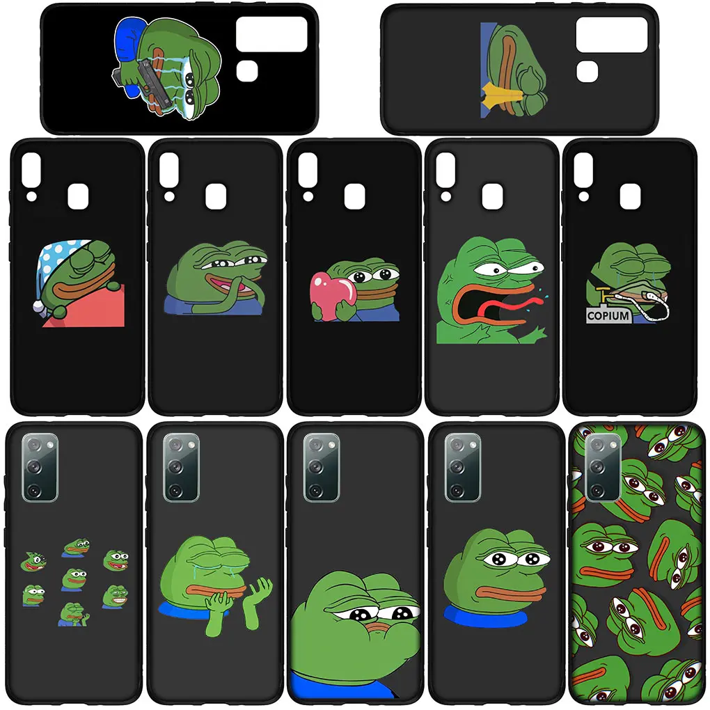 Забавный милый чехол Пепе грустная лягушка для телефона Huawei Y7A Y6P Y5P Y6 Y7 Y9 Prime 2018 2019