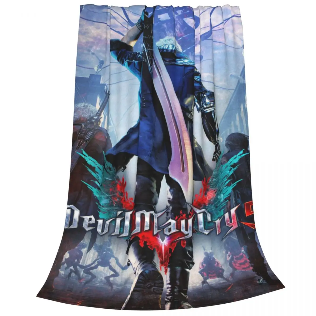 D-Devil May Cry DMC игровые одеяла чехол для дивана фланелевые зимние мультяшные