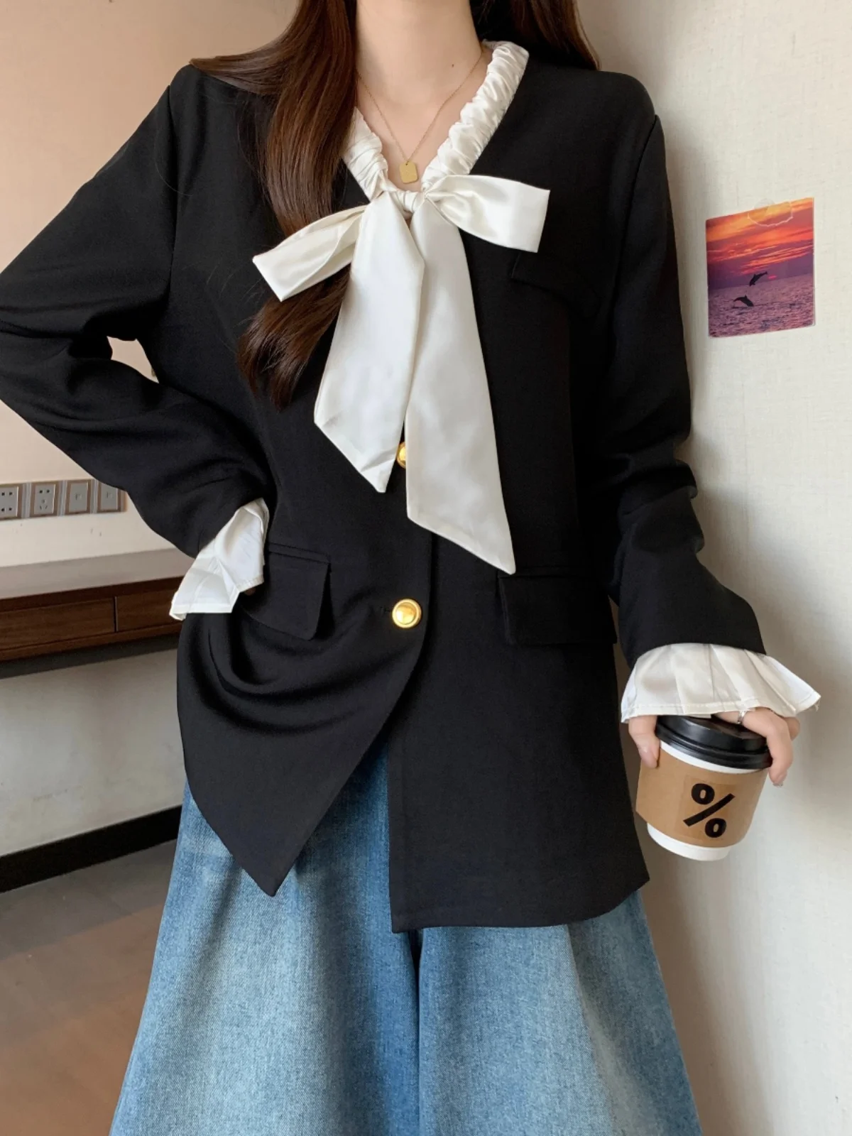 Элегантная женская одежда больших размеров с французским вырезом и длинными