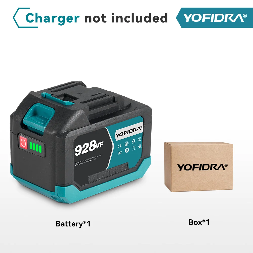 

Yofidra Upgraded 388VF/928VF литий-ионная батарея 22500 мАч для электроинструмента