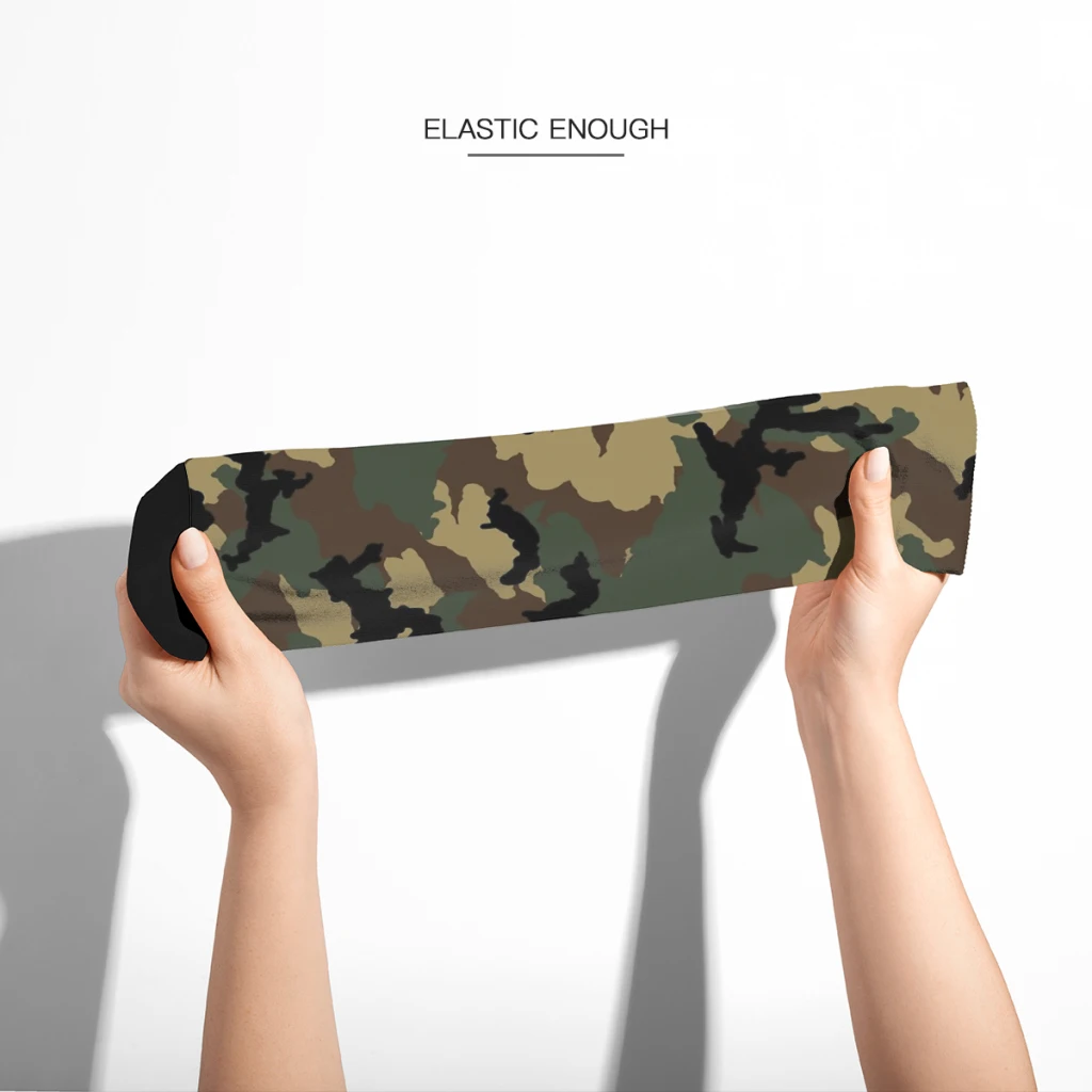 Оригинальные камуфляжные армейские прямые носки для мужчин и женщин