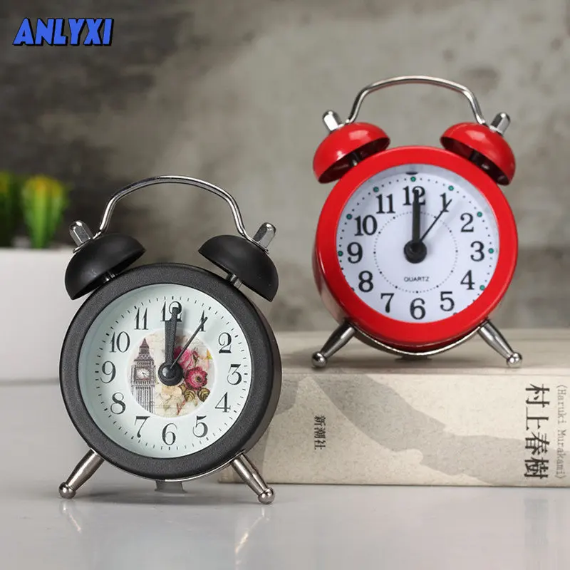 Rural Small Fresh Desktop Mini Alarm Clock Event Holiday Small Gift Alarm Clock