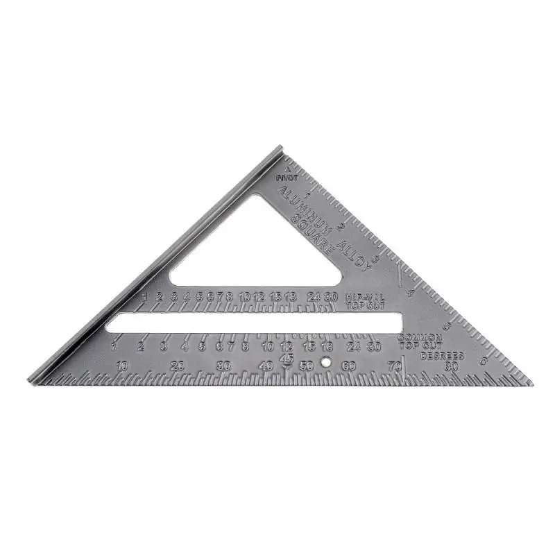 

90 Degree Triangle Rule Thickening Angle Rule Aluminum Alloy Carpenter Measurement Square Ruler woodworking triangle ruler