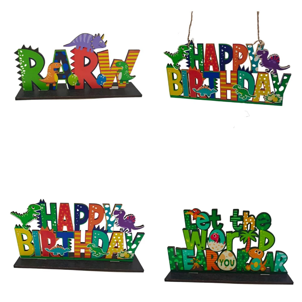 

Wooden craft gift decorations Creative wooden dinosaur household decorations Creative children's toys decoration Handmade wood