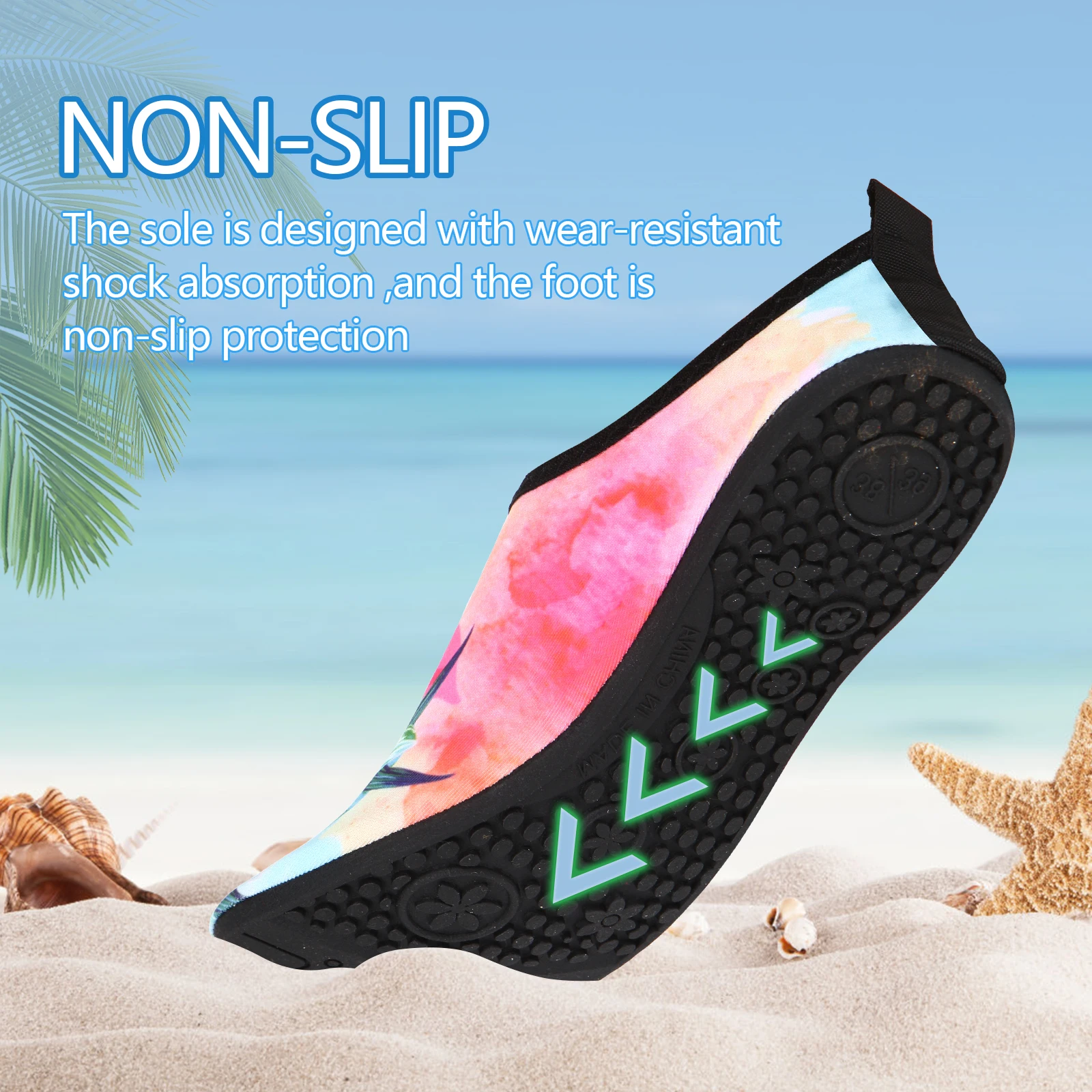 Кроссовки для дайвинга быстросохнущие пляжа плавания спорта