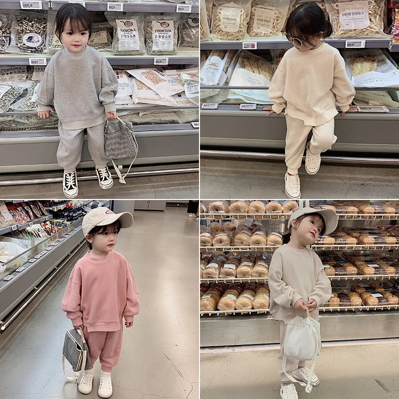 

Spring Autumn Girls Clothes Suits 2022 New Casual Boys Sport Set Korean Style Casual Children Clothing
