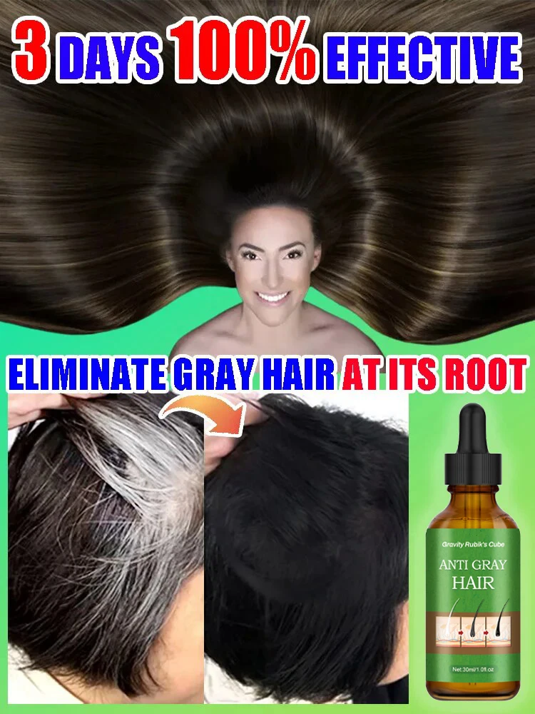 Антисерая Сыворотка для волос средство против белого затемнения