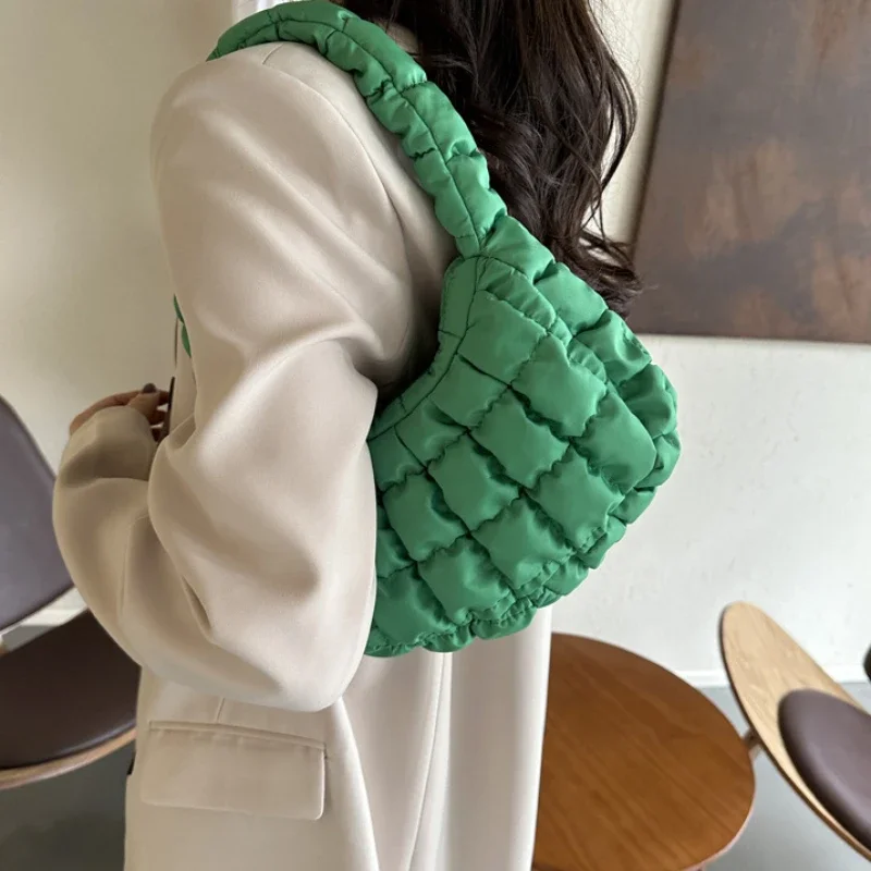 Модные корейские облачные сумки для женщин дизайнерские плиссированные на плечо