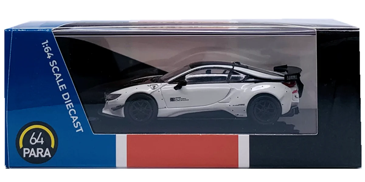 

Коллекция автомобилей из литой коллекции, модель 1:64, пара64lbwk i8 (белый/черный), хобби-игрушки