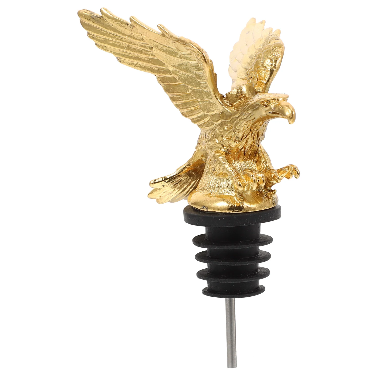 

1Pc Durable Stopper Pourer Decorative Stopper Gadget (Golden)