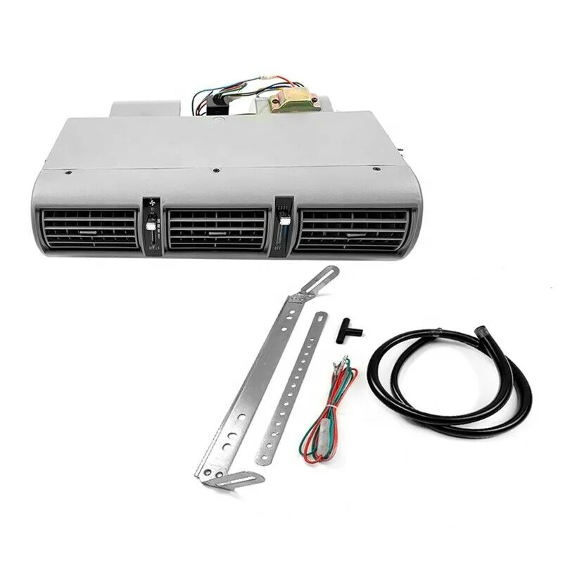

AC Universal Evaporator Under dash Unit 3 Louvers 12 V Double Shaft Blower